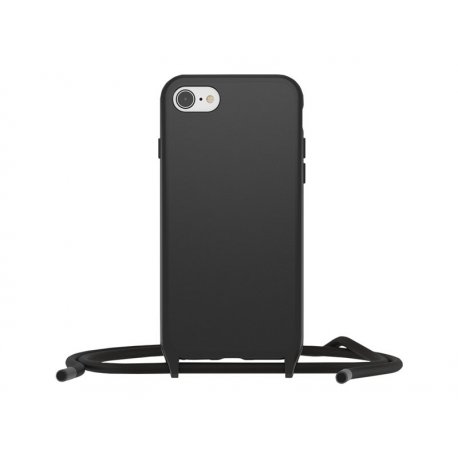 OtterBox React Series - Tampa posterior para telemóvel - colar - preto - para Apple iPhone 7, 8, SE (2ª geração), SE (3rd gener