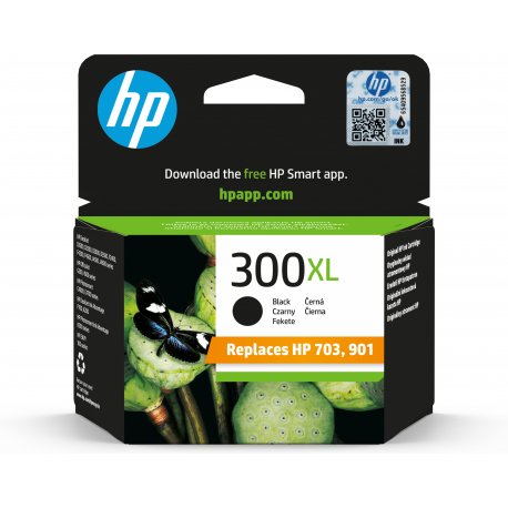 HP 300XL - 12 ml - Alto Rendimento - preto - original - tinteiro - para Deskjet F4210, F4213, F4230, F4235, F4250, F4273, F4274