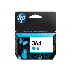 HP 364 - Azul cyan - original - tinteiro - para Deskjet 35XX, Photosmart 55XX, 55XX B111, 65XX, 7510 C311, 7520, Wireless B110 