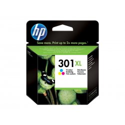 HP 301XL - 6 ml - Alto Rendimento - cor (ciano, magenta, amarelo) - original - tinteiro - para HP DeskJet 1000, 1010, 1050 AiO,