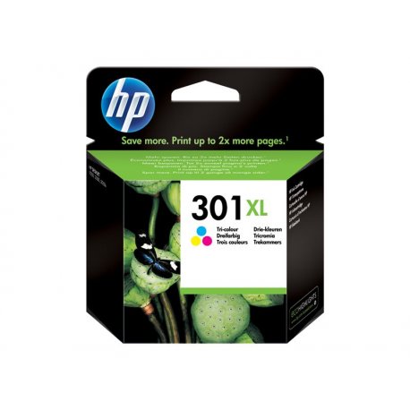 HP 301XL - 6 ml - Alto Rendimento - cor (ciano, magenta, amarelo) - original - tinteiro - para HP DeskJet 1000, 1010, 1050 AiO,