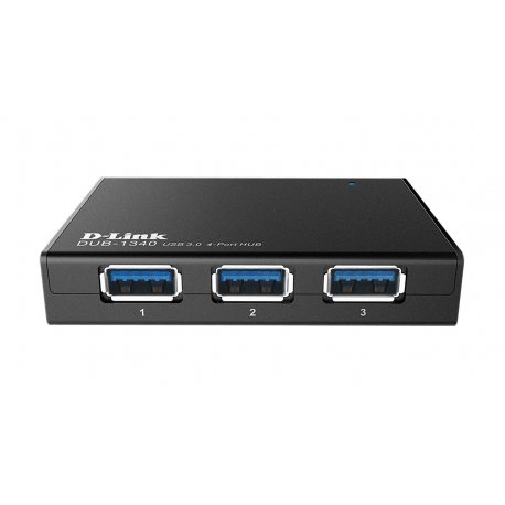 D-Link DUB 1340 - Hub - 4 x SuperSpeed USB 3.0 - desktop DUB-1340