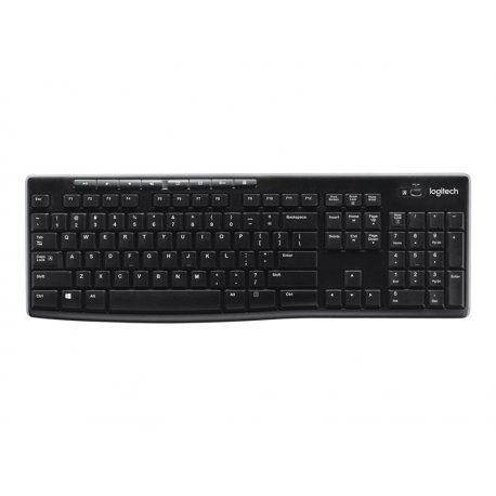 Logitech Wireless Keyboard K270 - Teclado - sem fios - 2.4 GHz - Alemão 920-003052