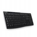 Logitech Wireless Keyboard K270 - Teclado - sem fios - 2.4 GHz - Francês 920-003748