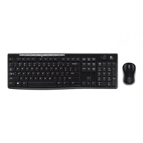 Logitech MK270 Wireless Combo - Conjunto de teclado e rato - sem fios - 2.4 GHz - Bélgica 920-004524