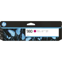 HP 980 - 86.5 ml - magenta - original - tinteiro - para Officejet Enterprise Color MFP X585, Officejet Enterprise Color Flow MF