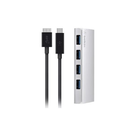 Belkin - Switch de compartilhamento periférico USB - 4 x SuperSpeed USB 3.0 - desktop F4U088VF