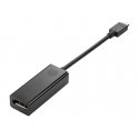 HP - Adaptador de vídeo externo - USB-C - DisplayPort - para ZBook 14u G6, 15 G6, 15u G3, 15u G4, 15u G5, 15u G6, 15v G5, 17 G3