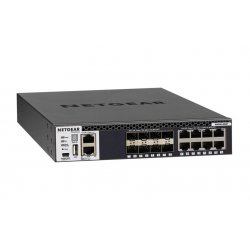 NETGEAR M4300-8X8F - Interruptor - L3 - Administrado - 8 x 10/100/1000/10000 + 8 x 10 Gigabit SFP+ - fluxo de ar frente para tr