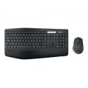 Logitech MK850 Performance - Conjunto de teclado e rato - sem fios - Bluetooth, 2.4 GHz - QWERTY - Padrão internacional america