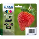 Epson 29XL Multipack - Pack de 4 - 30.5 ml - XL - preto, amarelo, azul cyan, magenta - original - blister com RF/alarme acústic