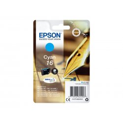 Epson 16 - 3.1 ml - azul cyan - original - blister com alarme RF - tinteiro - para WorkForce WF-2010, 2510, 2520, 2530, 2540, 2