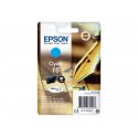 Epson 16 - 3.1 ml - azul cyan - original - blister com alarme RF - tinteiro - para WorkForce WF-2010, 2510, 2520, 2530, 2540, 2