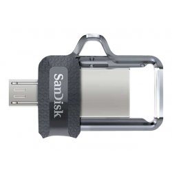 SanDisk Ultra Dual M3.0 - Drive flash USB - 256 GB - USB 3.0 / micro USB SDDD3-256G-G46