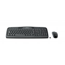 Logitech Wireless Combo MK330 - Conjunto de teclado e rato - sem fios - 2.4 GHz - Alemão 920-008533