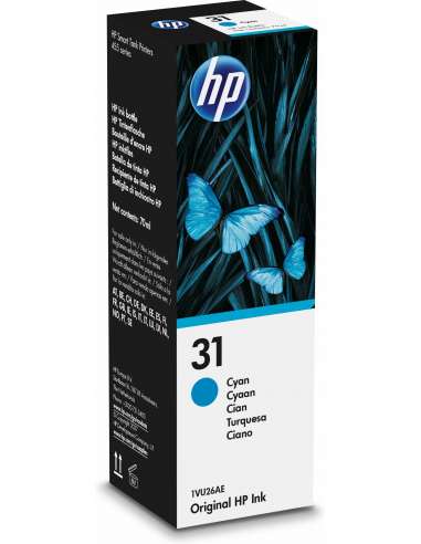 1VU26AE HP 31 - 70 ml - azul cyan -...