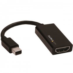 StarTech.com Mini DisplayPort to HDMI Adapter - 4K mDP to HDMI Converter - UHD 4K 60Hz (MDP2HD4K60S) - Conversor de vídeo - Dis