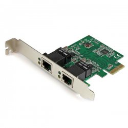 StarTech.com Dual Port Gigabit PCI Express Server Network Adapter Card - 1 Gbps PCIe NIC - Dual Port Server Adapter - 2 Port Et