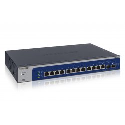 NETGEAR Plus XS512EM - Interruptor - inteligente - 10 x 100/1000/2.5G/5G/10GBase-T + 2 x combinado SFP+ 10 Gigabit - desktop, m