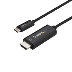 StarTech.com 3ft (1m) USB C to HDMI Cable, 4K 60Hz USB Type C to HDMI 2.0 Video Adapter Cable, Thunderbolt 3 Compatible, Laptop