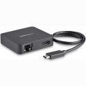 StarTech.com USB C Multiport Adapter, Portable USB-C Mini Dock 4K HDMI Video, Gigabit Ethernet, USB 3.0 Hub (1x USB-A 1x USB-C)