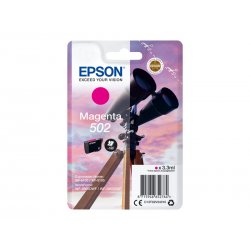 Epson 502 - 3.3 ml - magenta - original - blister com RF/alarme acústico - tinteiro - para Expression Home XP-5100, XP-5150, Wo