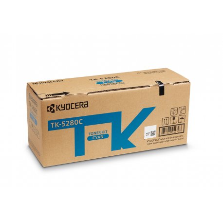 Kyocera TK 5280C - Azul cyan - original - kit de toner - para ECOSYS M6235cidn, M6235CIDN/KL3, M6635cidn, M6635CIDN/KL3, P6235c