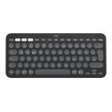 Logitech Pebble Keys 2 K380s - Teclado - sem fios - Bluetooth LE - QWERTZ - Alemão - grafite tonal 920-011795