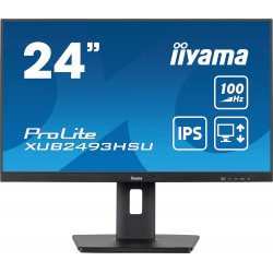 iiyama ProLite XUB2493HSU-B6 - Monitor LED - 24" (23.8" visível) - 1920 x 1080 Full HD (1080p) @ 100 Hz - IPS - 250 cd/m² - 100