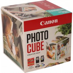 Canon Photo Cube Creative Pack - Brilhante - pack de 2 - preto, cor (ciano, magenta, amarelo) - original - azul - kit de tintei