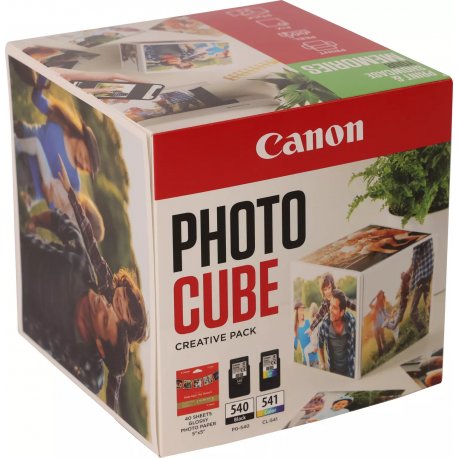 Canon Photo Cube Creative Pack - Brilhante - pack de 2 - preto, cor (ciano, magenta, amarelo) - original - verde - kit de tinte