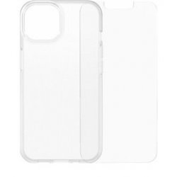 OtterBox React Series - Tampa posterior para telemóvel - claro - com protetor de tela de vidro temperado (9H) - para Samsung Ga