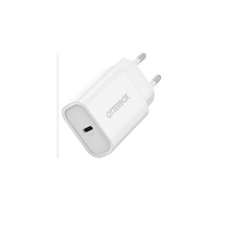 OtterBox - Adaptador de alimentação - 20 Watt - PD (24 pin USB-C) - branco - Europa 78-81414