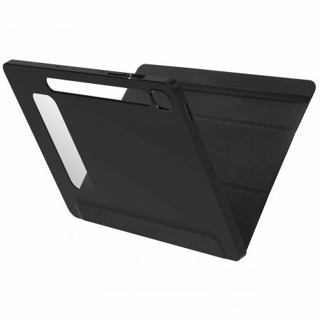 OtterBox React Folio Series - Capa flip cover para tablet - preto - para Samsung Galaxy Tab S9 FE 77-95373