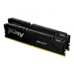 Kingston FURY Beast - DDR5 - kit - 64 GB: 2 x 32 GB - DIMM 288-pin - 6000 MHz / PC5-48000 - CL30 - 1.4 V - unbuffered - on-die 