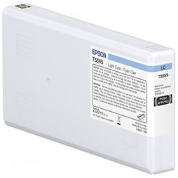 Epson T55W5 - 200 ml - azul cyan claro - original - tinteiro - para P/N: C11CL14301A0 C13T55W500