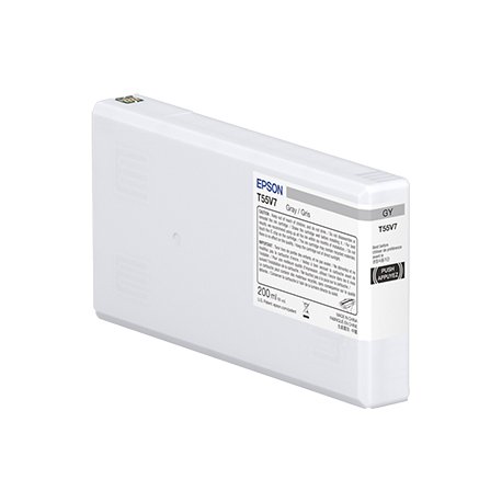 Epson T55W7 - 200 ml - cinza - original - tinteiro - para P/N: C11CL14301A0 C13T55W700