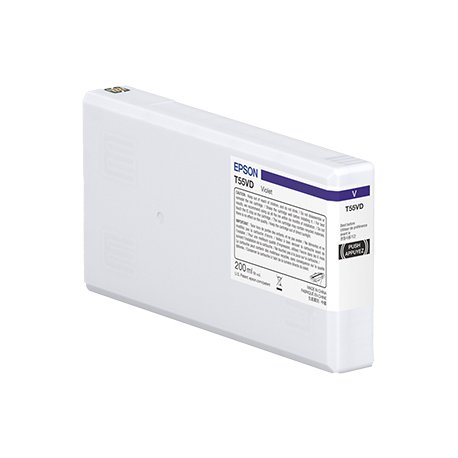 Epson T55WD - 200 ml - violeta - original - tinteiro - para P/N: C11CL14301A0 C13T55WD00