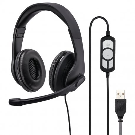 \Auscultadores HAMA Headset com micro  \\\"HS-USB300\\\\\"" - 139924\"" 00139924"""