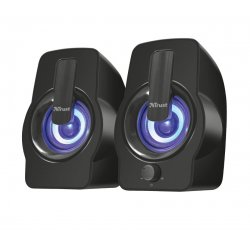 Colunas TRUST Gemi RGB 2.0 Speaker Set - preto - 22948 22948