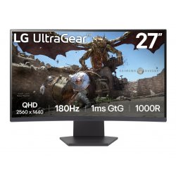 \Monitor LG 27\\\" QHD 1ms 180Hz FreeSync 1000R Curvo Gaming\"" 27GS60QC-B.AEUQ"""