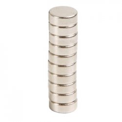 Ímans Magnéticos 08x3mm (neodímio) 10un VELMAGNET5