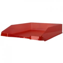 Tabuleiro Secretária Transparente Vermelho 5751035