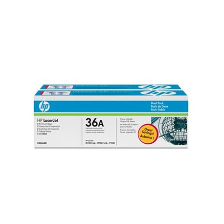 Pack Toners HP 36A Preto CB436AD 2000 Pág. 2un HPCB436AD