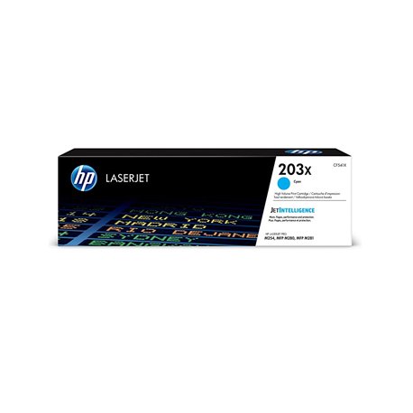 Toner HP 203X Azul CF541X 2500 Pág. HPCF541X