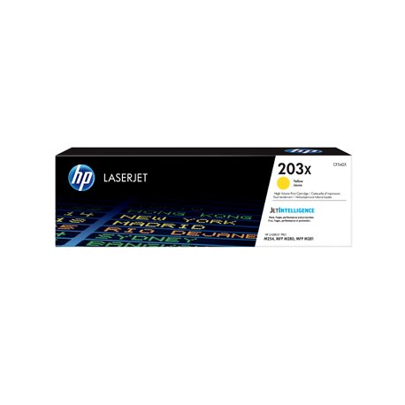 Toner HP 203X Amarelo CF542X 2500 Pág. HPCF542X