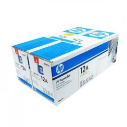 Pack Toners HP 12A Preto Q2612AD 2000 Pág. 2un HPQ2612AD