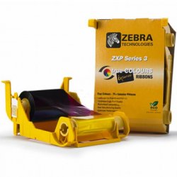 Fita ZEBRA Cor YMCKO ix-Series ZXP3 200 Imagens ZEB800033-840