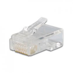 Ficha Modular RJ45 8P 8C 25un VEL8P8C/B