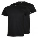 T-Shirt Adulto Algodão 155g Preto Tamanho S Pack 2un 6307400